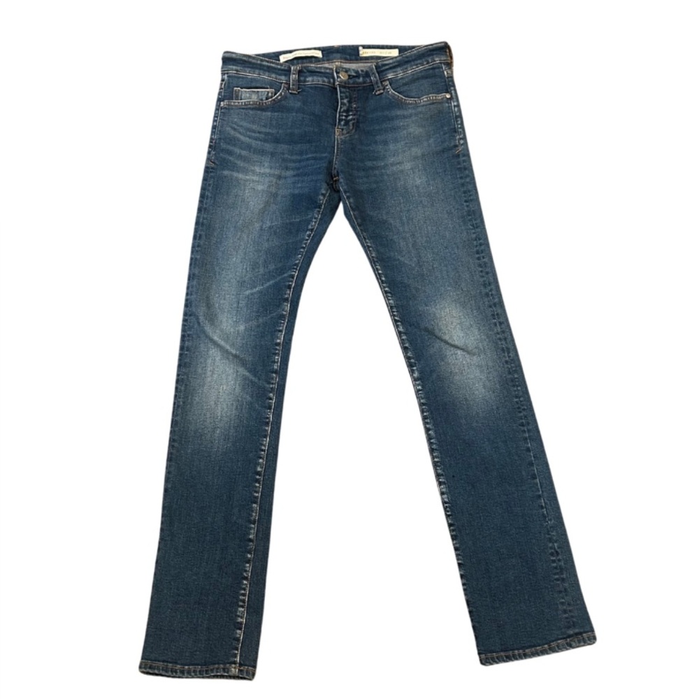Pilcro and the Letterpress Parallel Straight Jeans | Medium Blue | Size 28